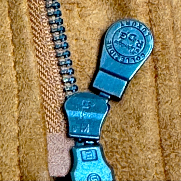 Vtg Reportage R.D.G. Italia Luxury Suede Brown Men’s Jacket Size Medium - Picture 16 of 16